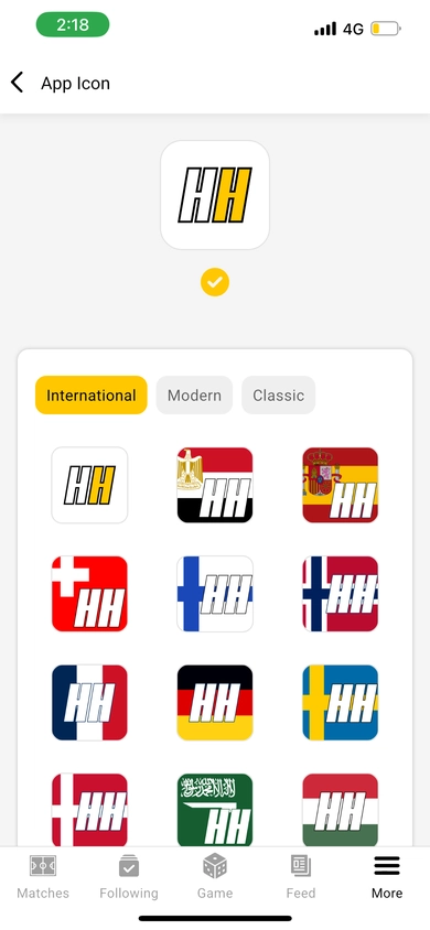 App icon customization